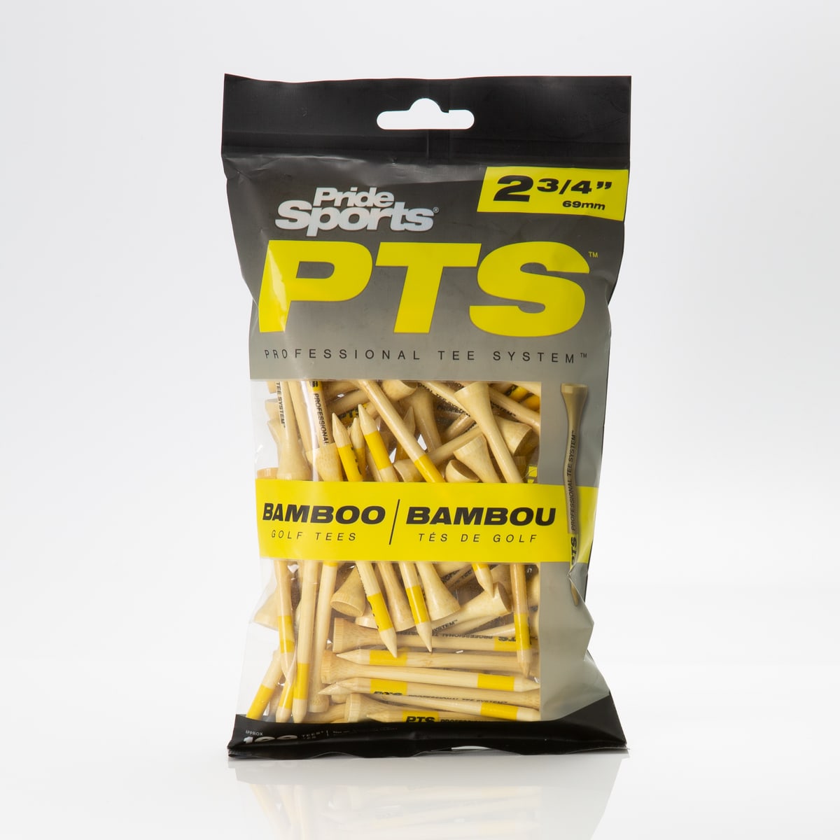 Pride PTS ProLength Bamboo - 2 3/4" - 100 Pack - Natural