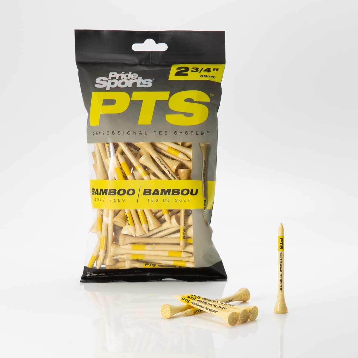 Pride PTS ProLength Bamboo - 2 3/4" - 100 Pack - Natural