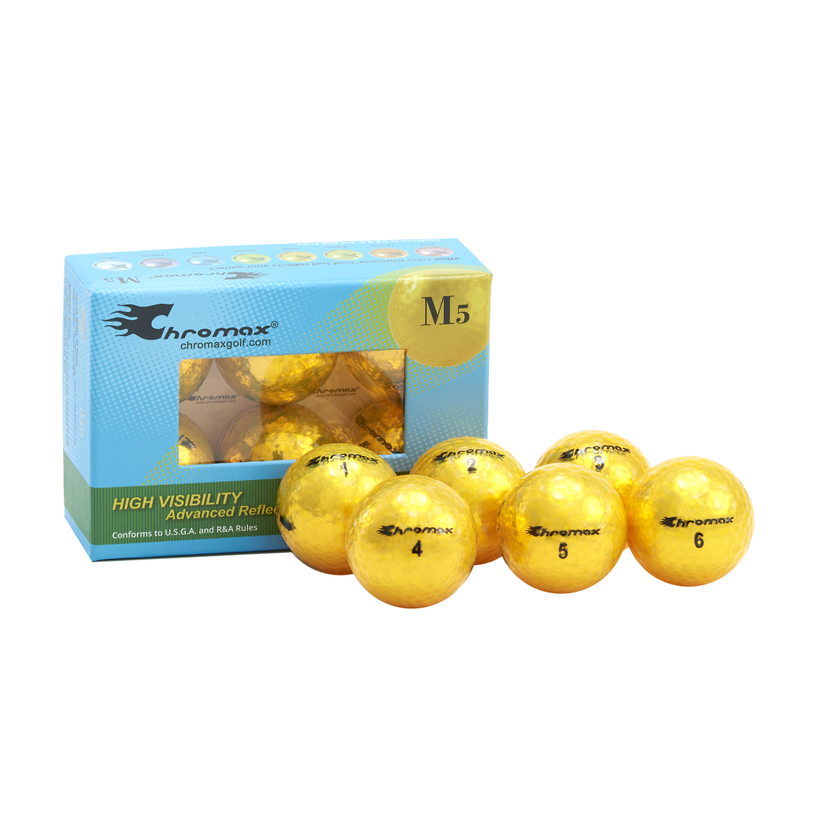 Chromax M5 Balls - 6 Pack