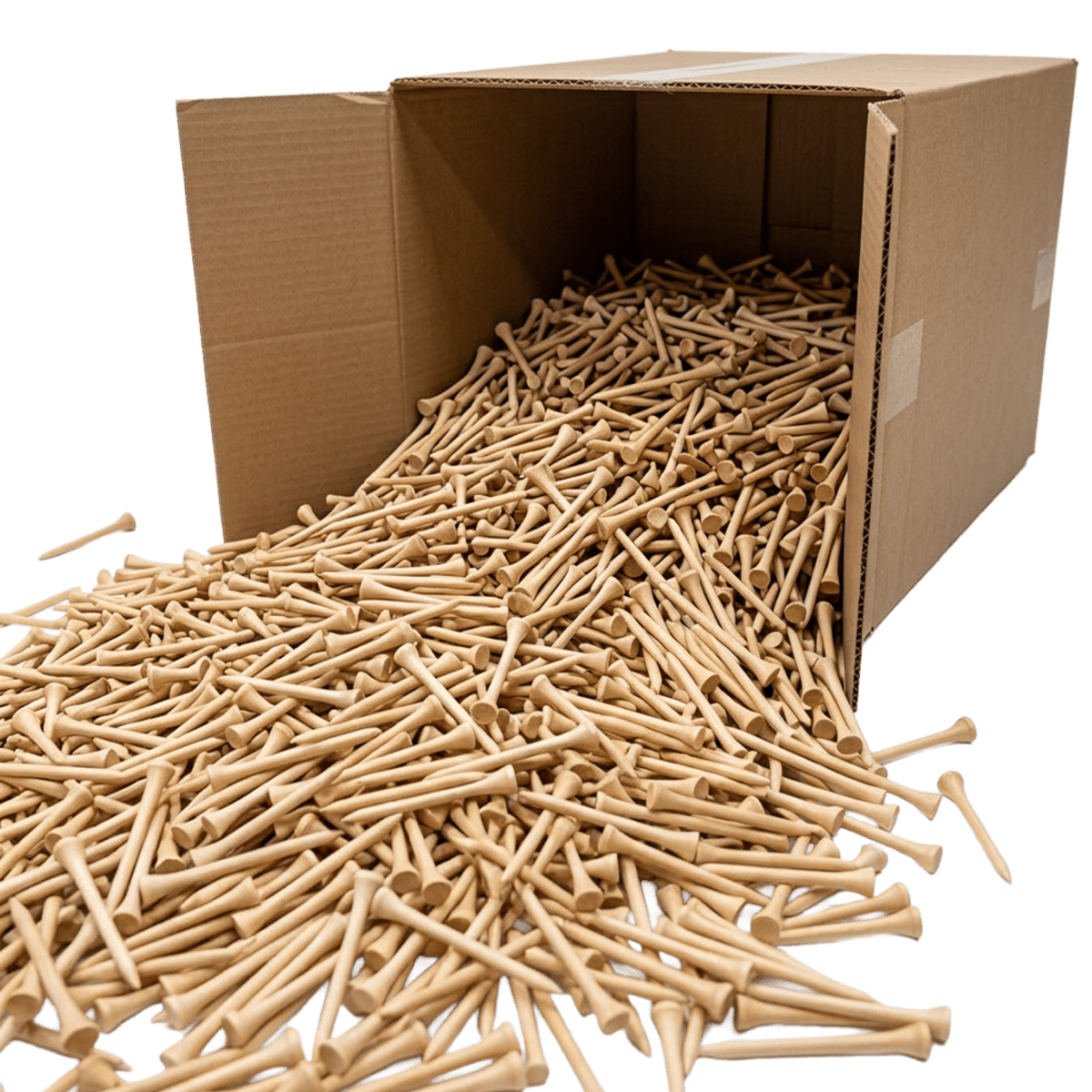 Bamboo Tees - 3 1/4" - 7,500 Count