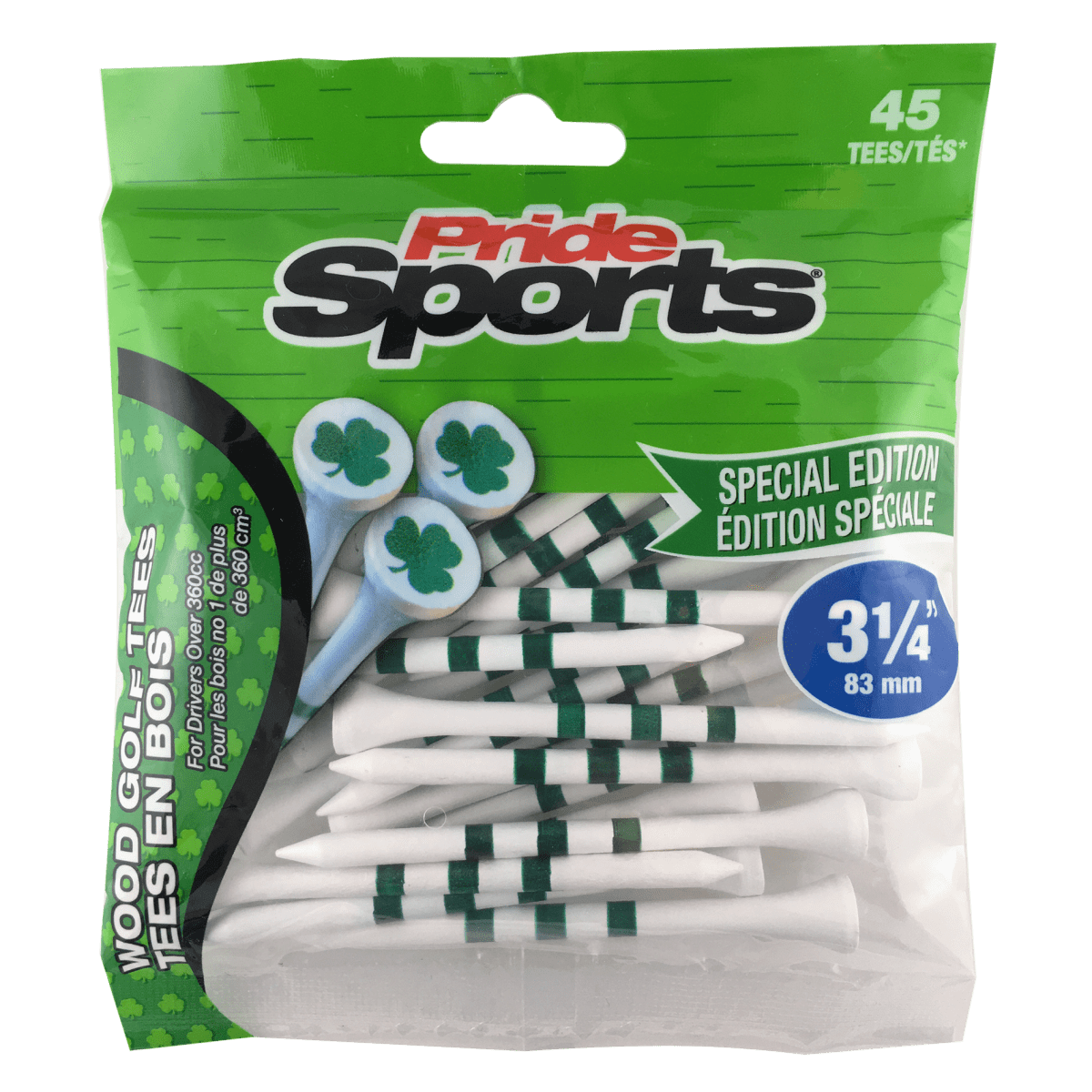Pride Novelty Tees - 3 1/4" - 45 Pack