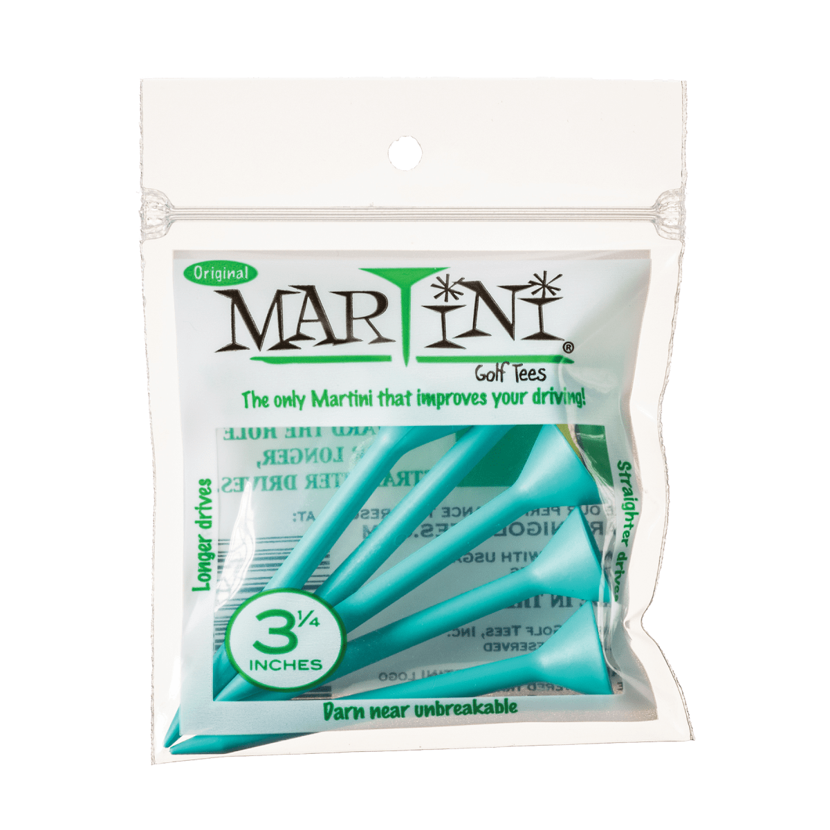 Martini Tee - 3 1/4" - 5 Pack