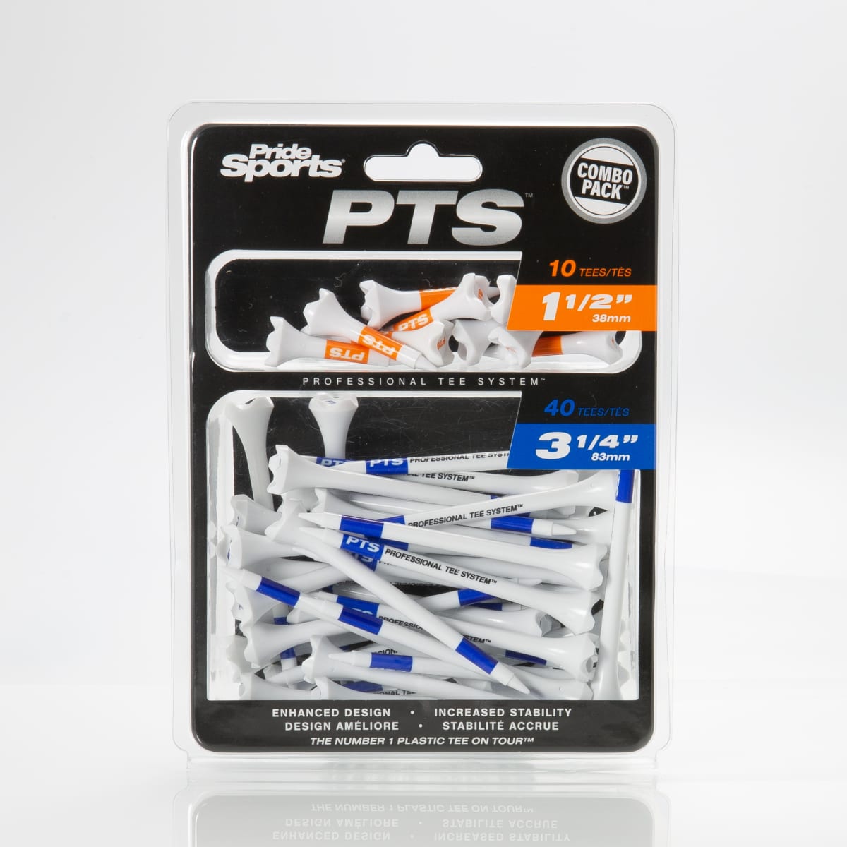 Pride PTS Performance Tees - 3 1/4" Combo - 50 Pack
