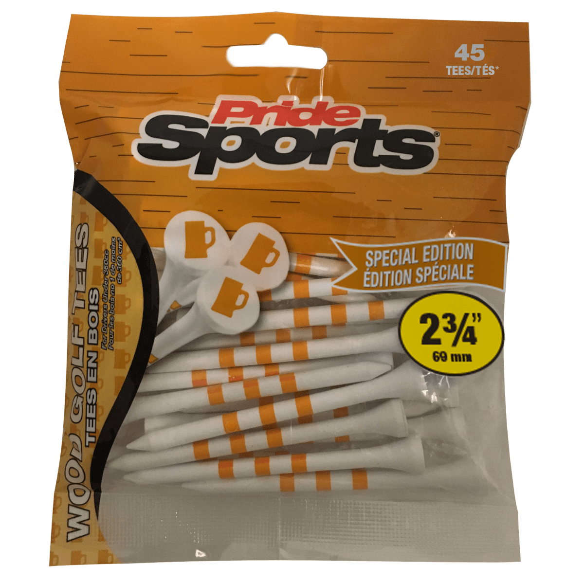 Pride Novelty Tees - 2 3/4" - 45 Pack