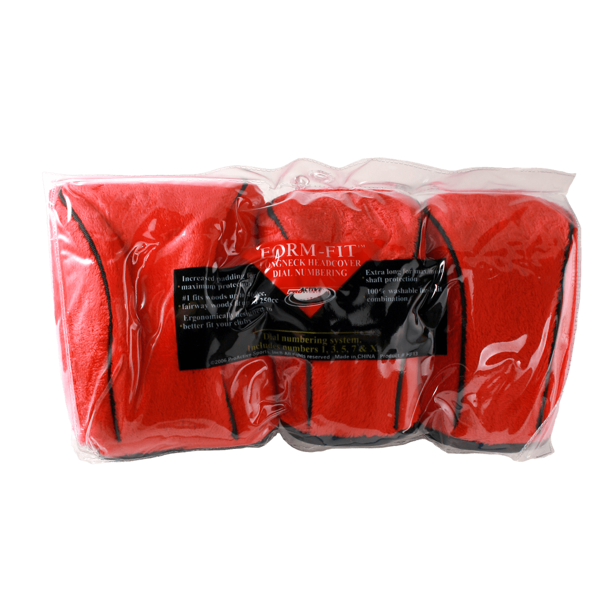 ProActive Sports Form Fit Headcover - 3 Pack