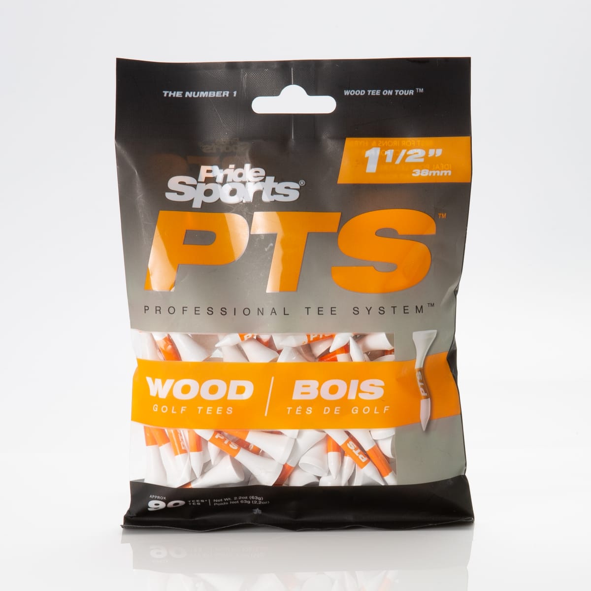 Pride PTS Tee - 1 1/2" - 90 Pack