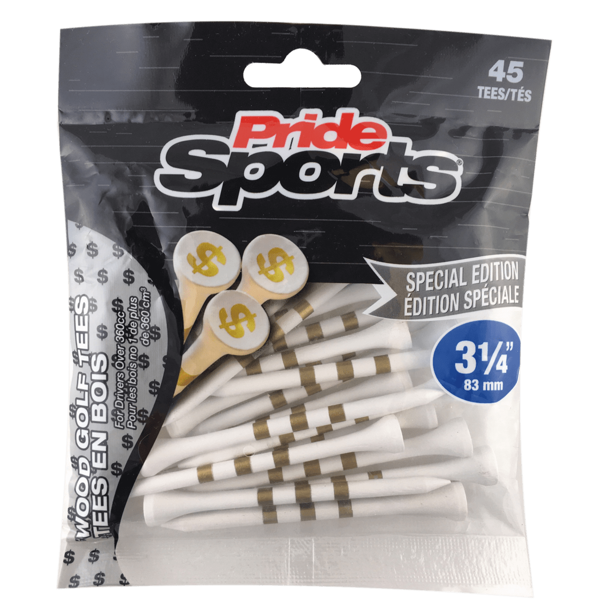 Pride Novelty Tees - 3 1/4" - 45 Pack