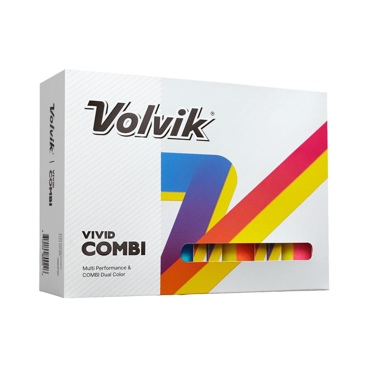 Volvik Combi - 1 Dozen Golf Balls - Assorted Colors