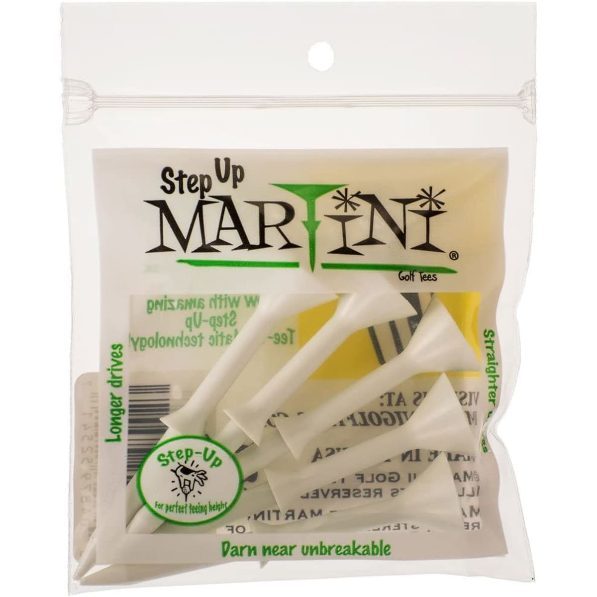 Martini Tee Step-Up - 3 1/4" - 5 Pack