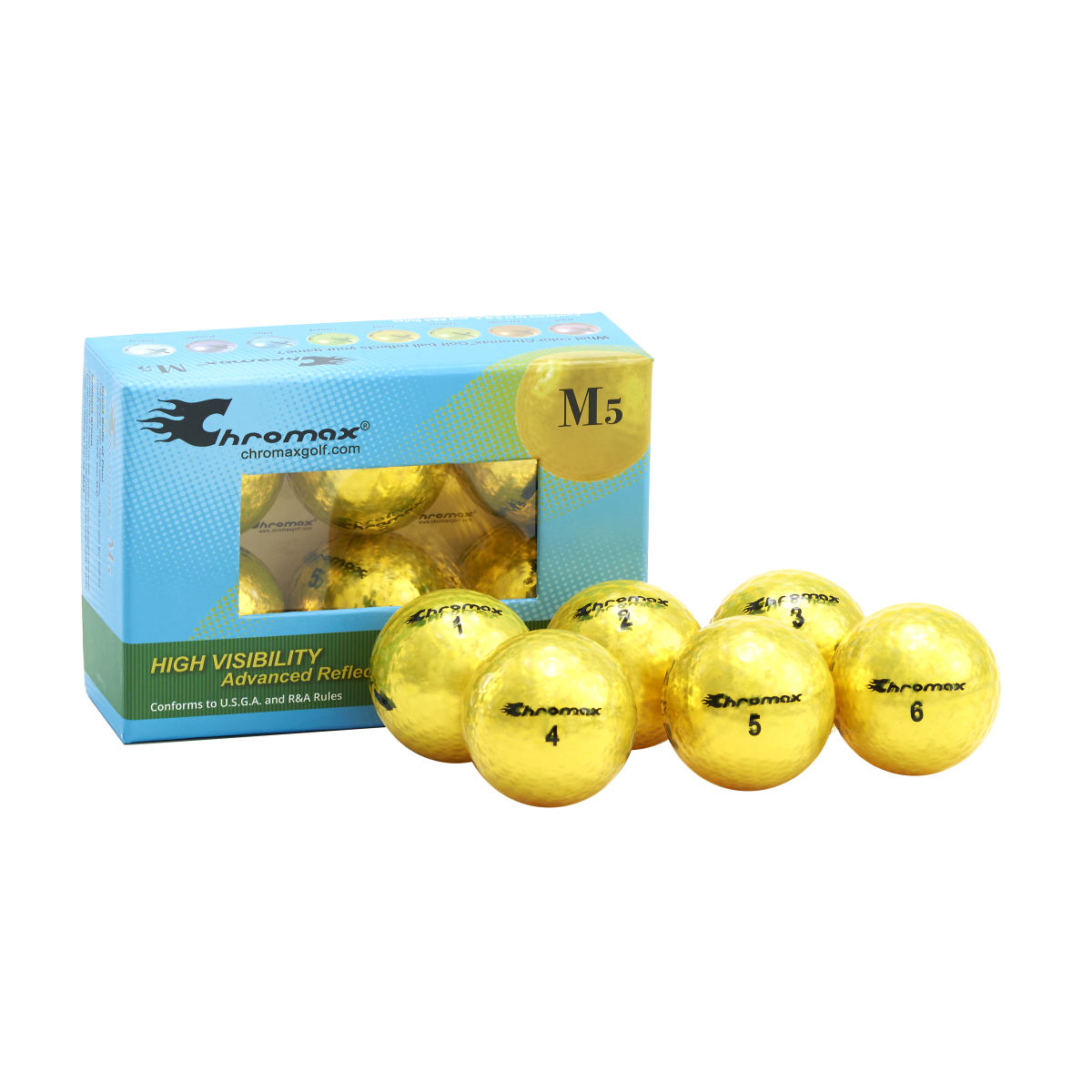 Chromax M5 Balls - 6 Pack