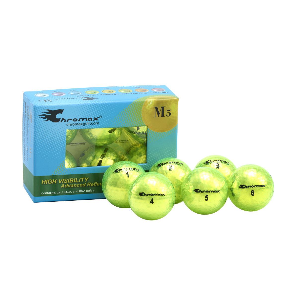 Chromax M5 Balls - 6 Pack