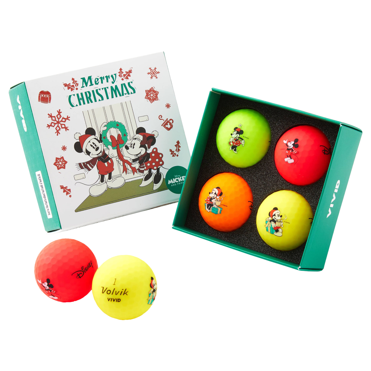 Volvik Disney Friends - 4 Balls - Christmas