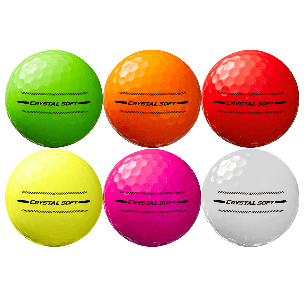 Volvik Crystal Soft - 1 Dozen Golf Balls