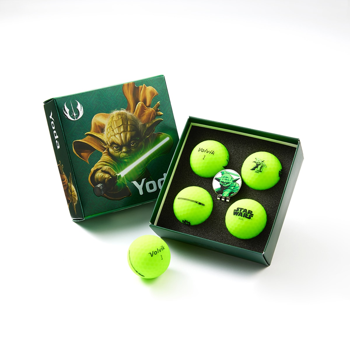 Volvik Vivid Soft Star Wars - 4 Balls with Ball Marker