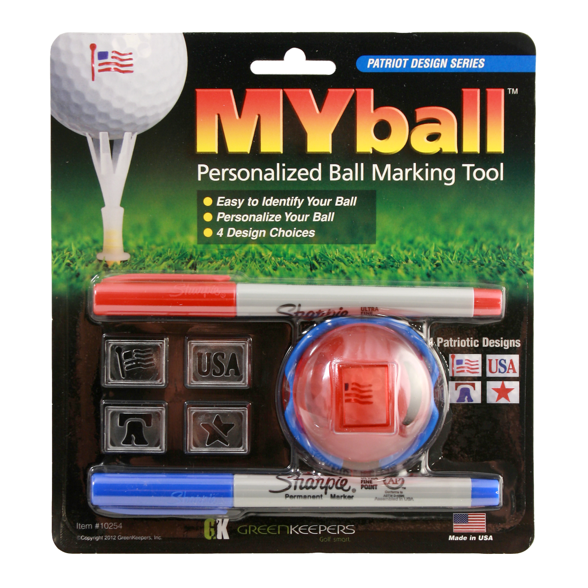 Green Keepers MYball Personalized Ball Marking Tool