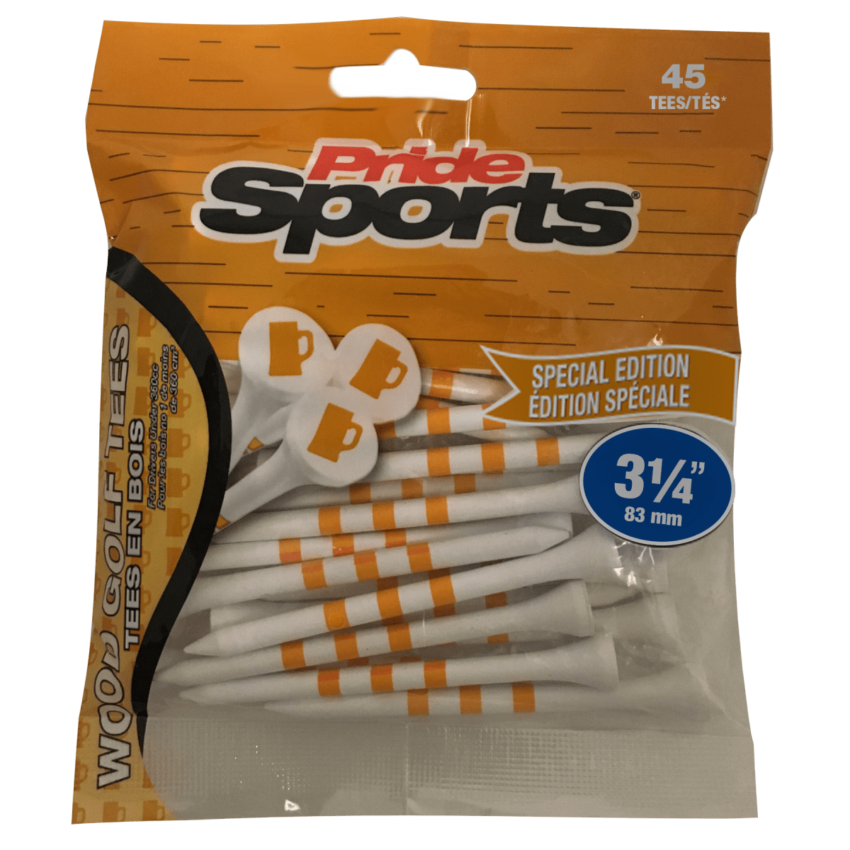 Pride Novelty Tees - 3 1/4" - 45 Pack