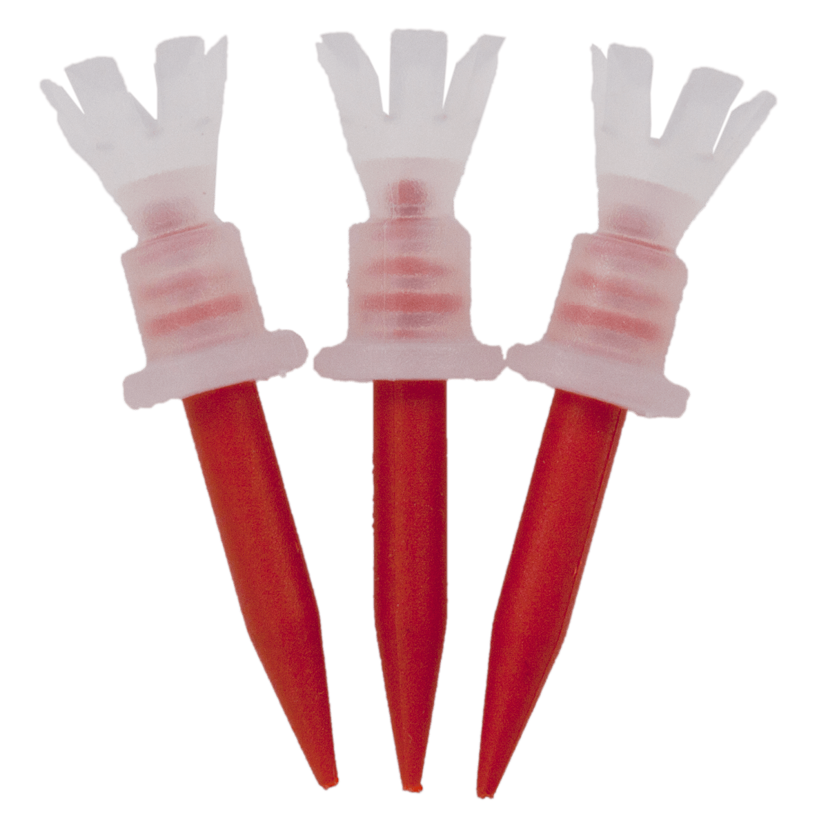 Green Keepers 4 Yards More Tees - 1 3/4" - Red