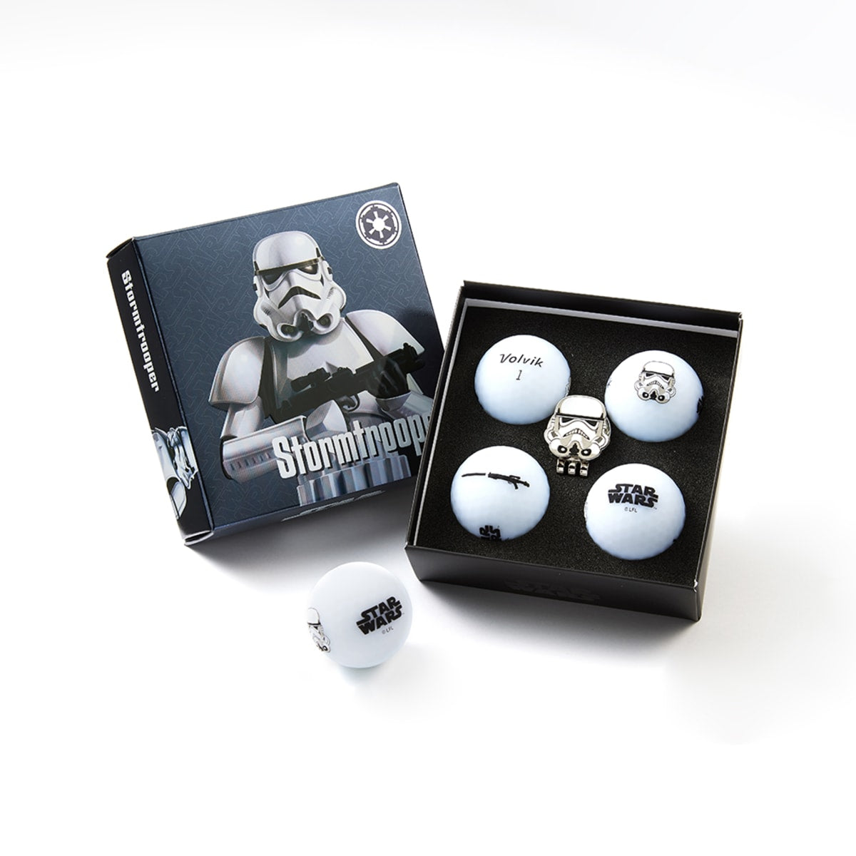 Volvik Vivid Soft Star Wars - 4 Balls with Ball Marker