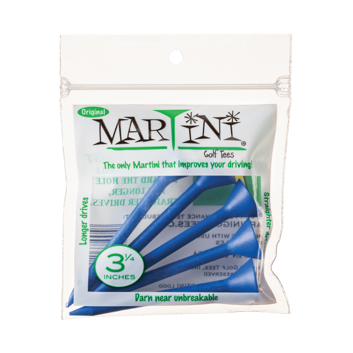 Martini Tee - 3 1/4" - 5 Pack