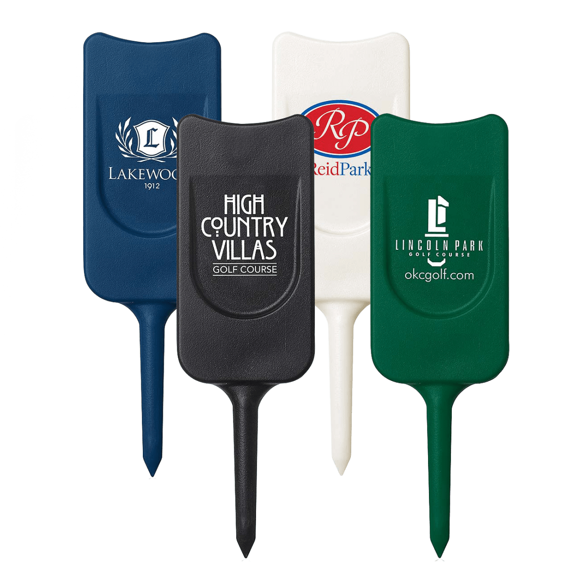 Custom ForeGreens Single-Prong Plastic Divot Tool
