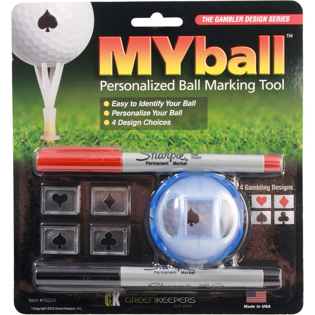 Green Keepers MYball Personalized Ball Marking Tool