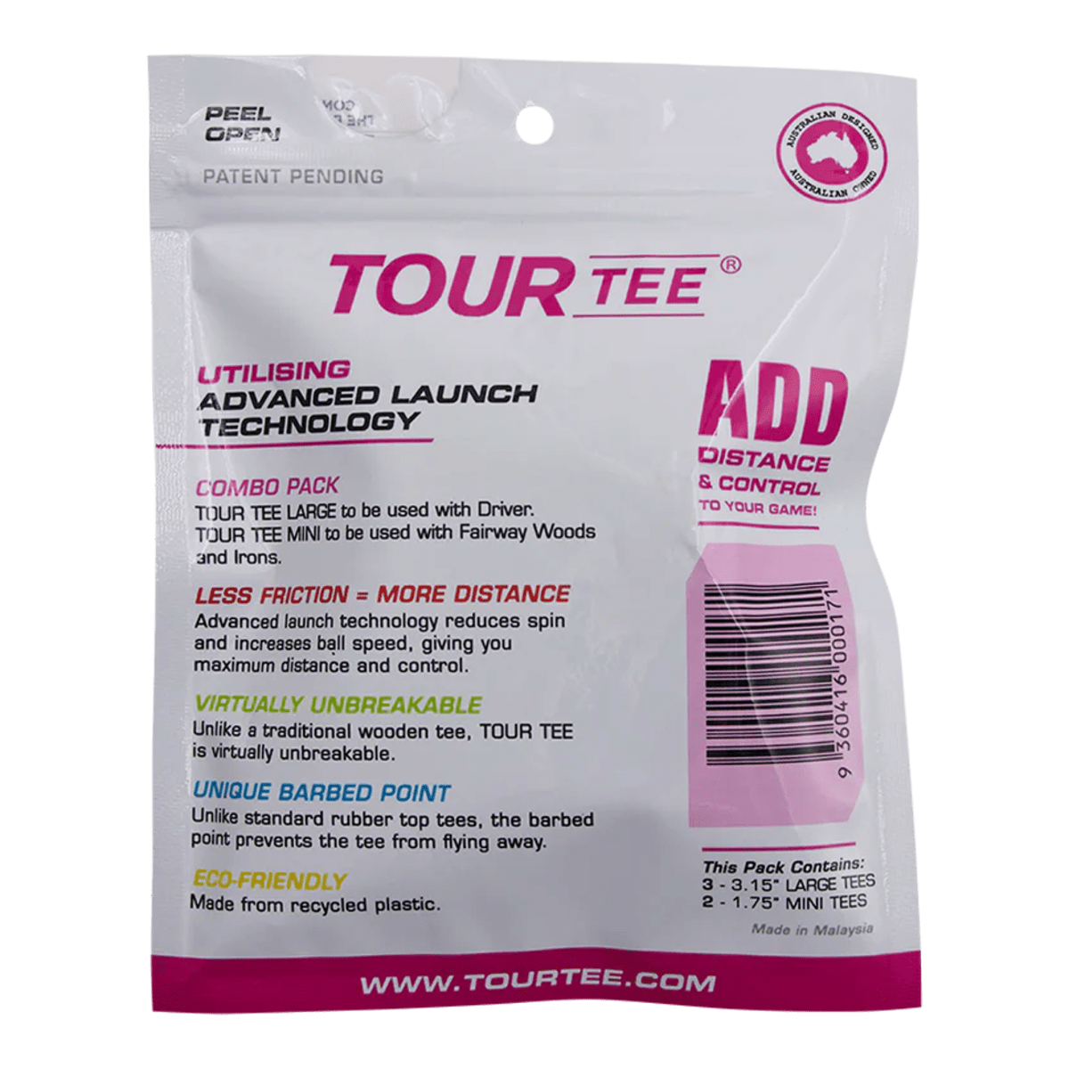 Tour Tee Neo Combo Neon Pack - 5 Pack