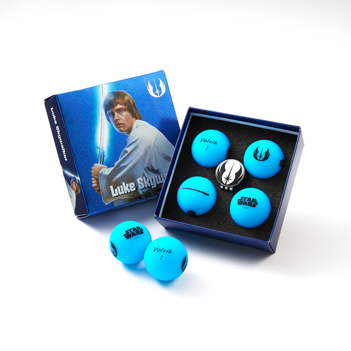 Volvik Vivid Soft Star Wars - 4 Balls with Ball Marker