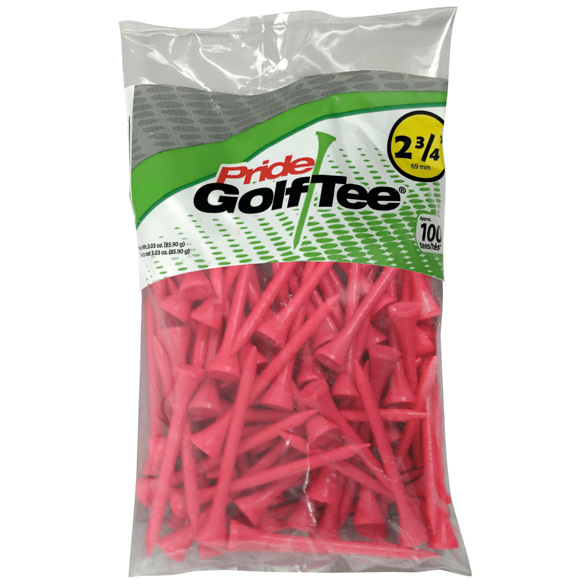 Pride Deluxe Tees - 2 3/4" - 100 Pack