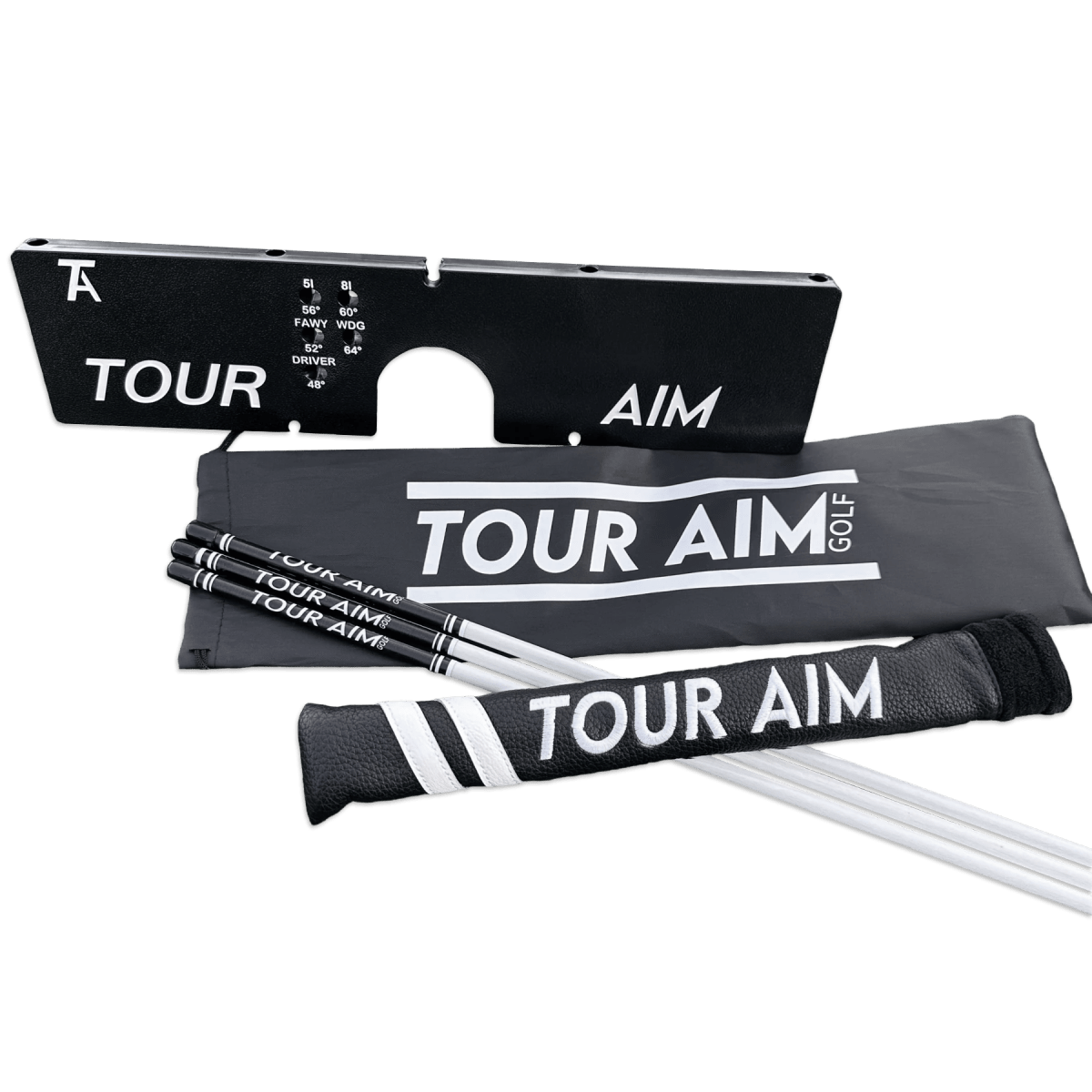 Tour Aim 2.0 with Alignment Sticks and Headcover