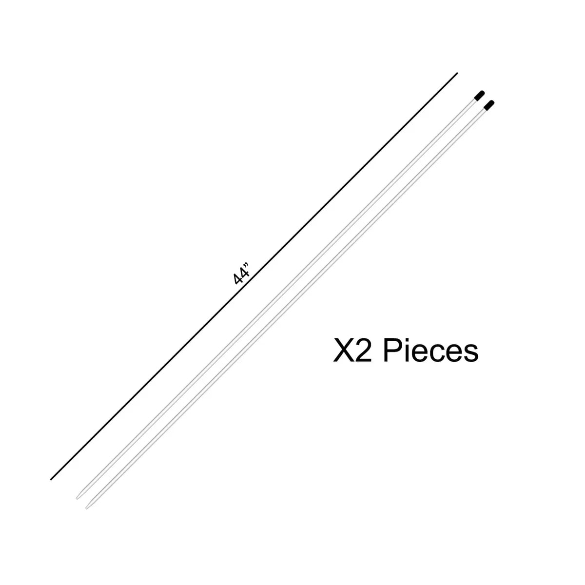 MVP Sport Alignment Sticks - 2 Pack