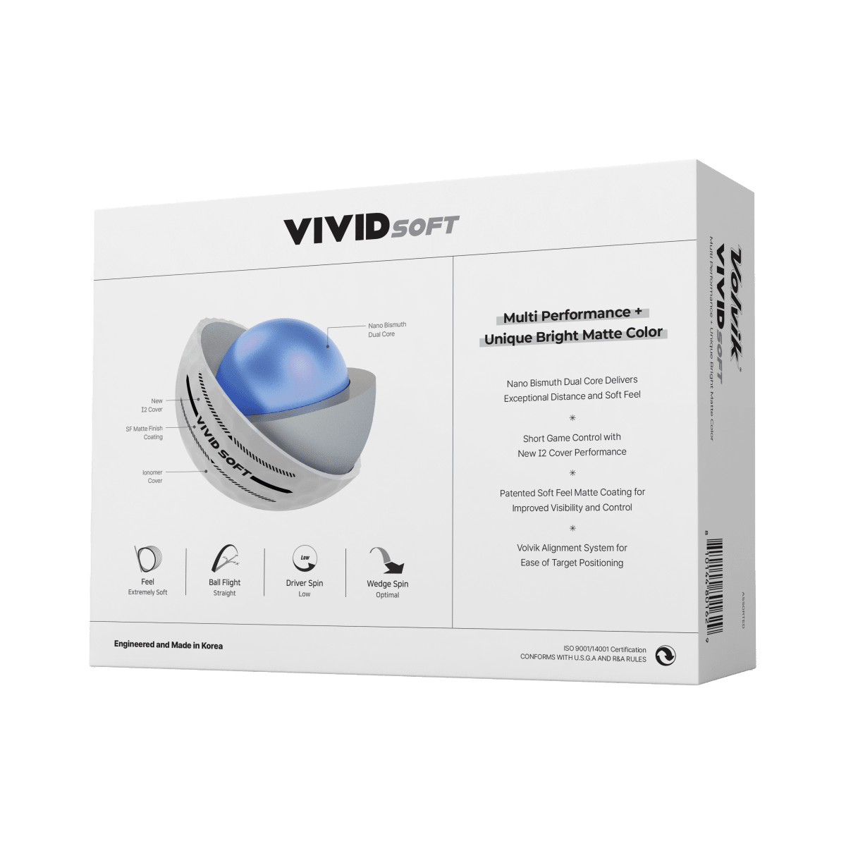 Volvik Vivid Soft - 1 Dozen Golf Balls