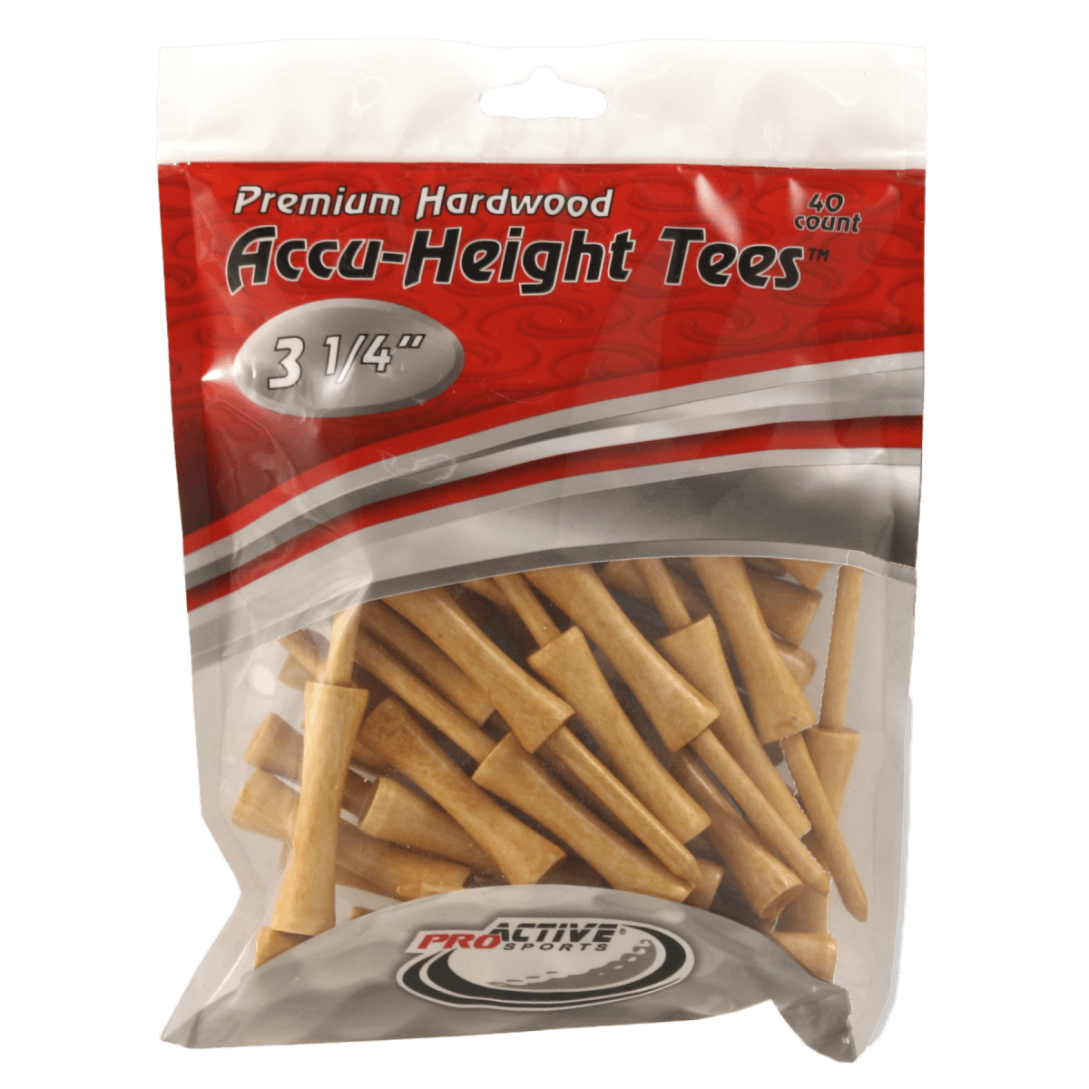 ProActive Sports Accu-Height Tees - 3 1/4" - 40 Pack