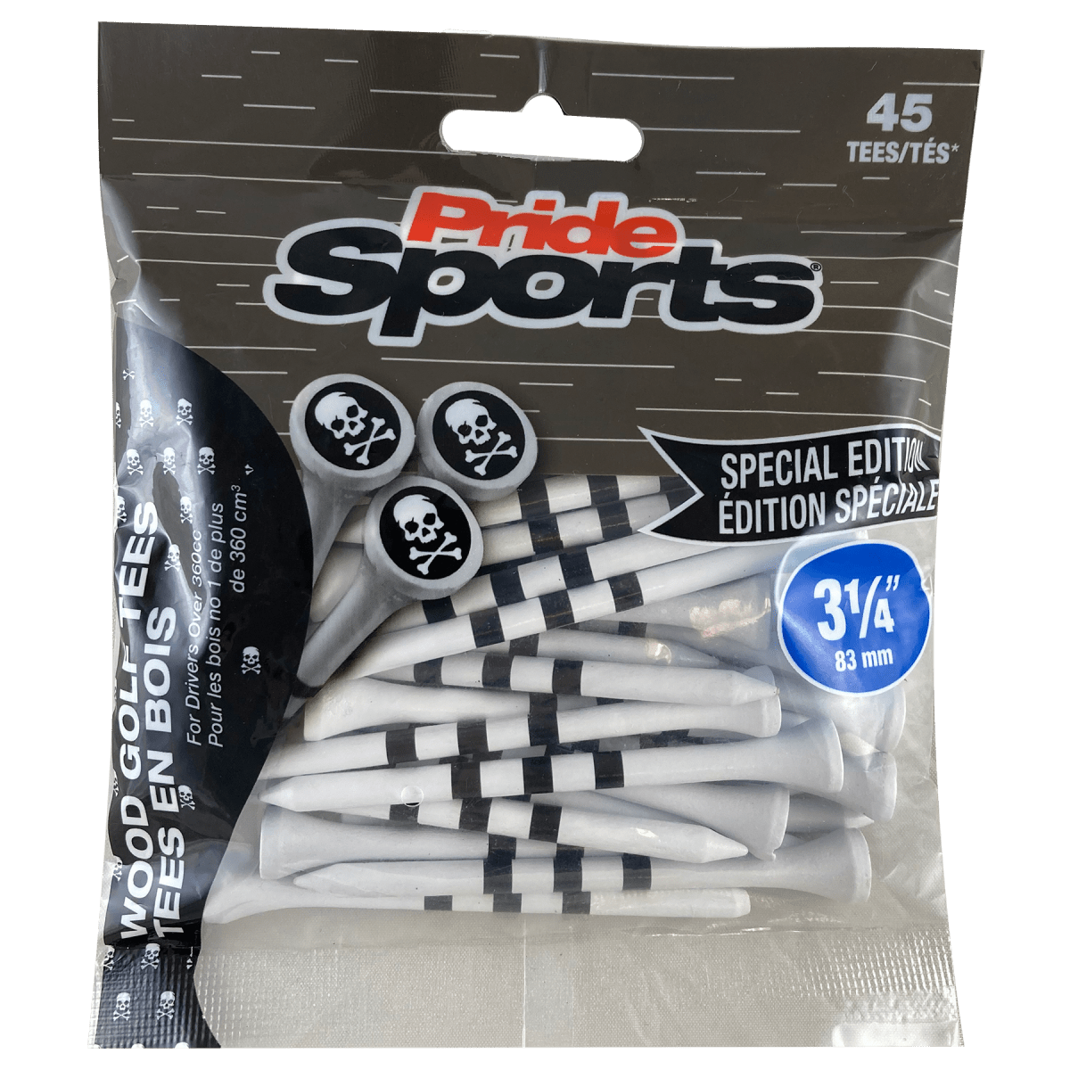Pride Novelty Tees - 3 1/4" - 45 Pack