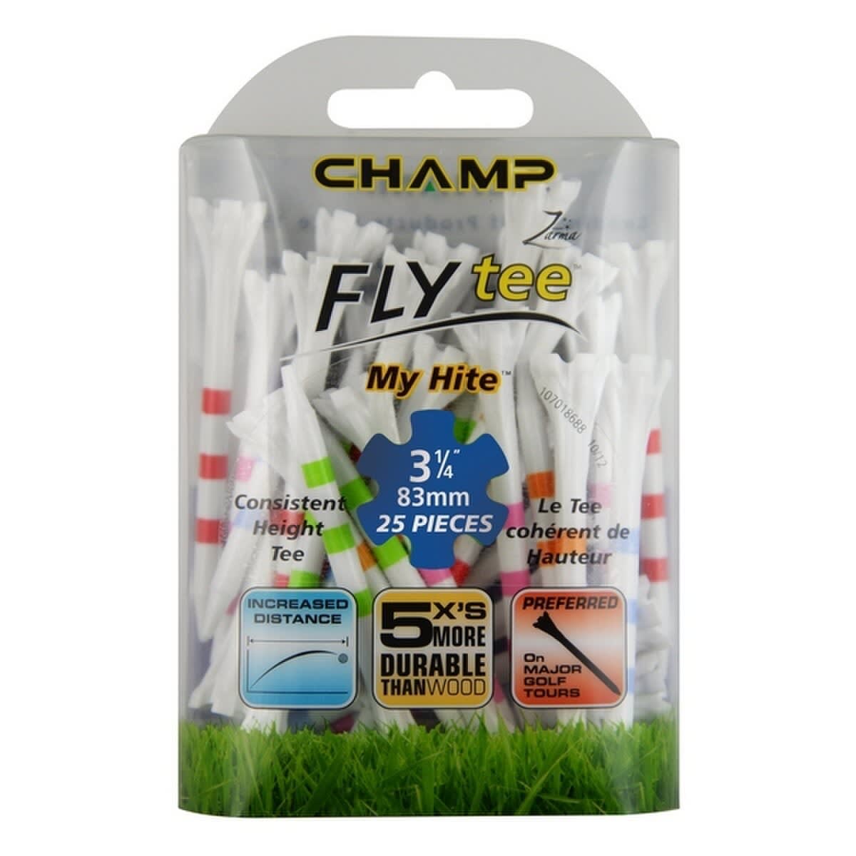Champ Zarma FLYtee MyHite - 3 1/4" - 25 Pack