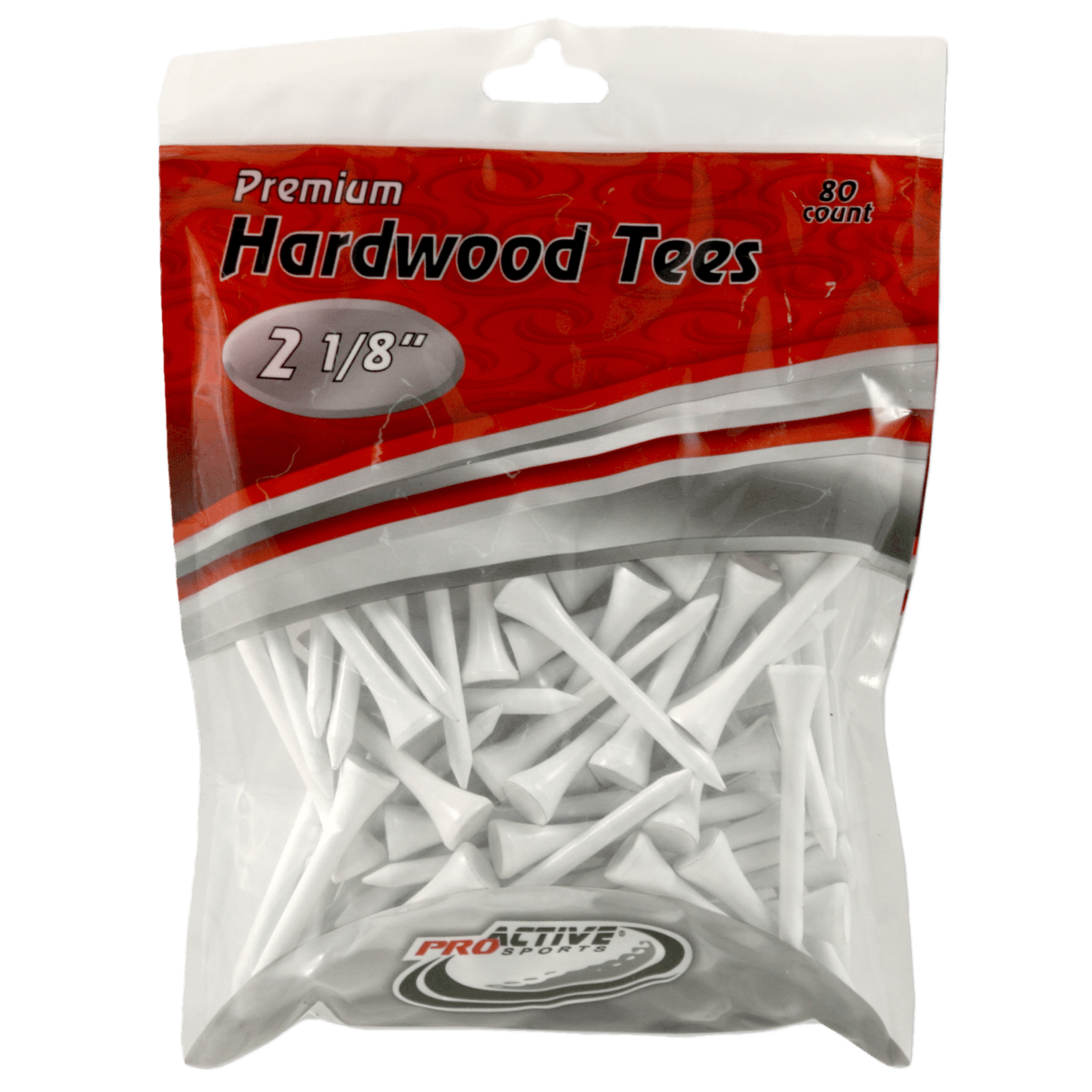 ProActive Sports Tees - 2 1/8" - 80 Pack