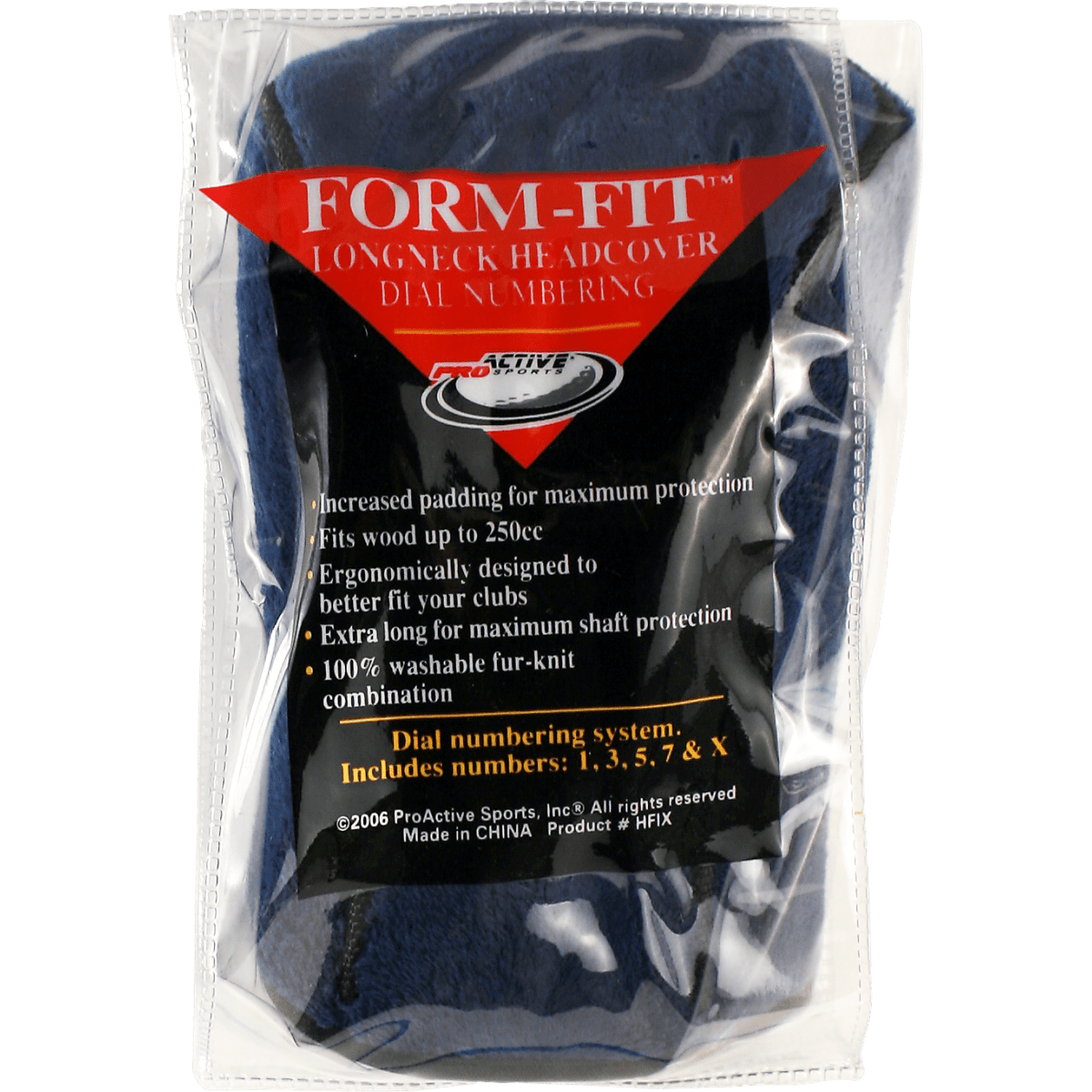 ProActive Sports Form Fit Headcover - 250cc Fairway