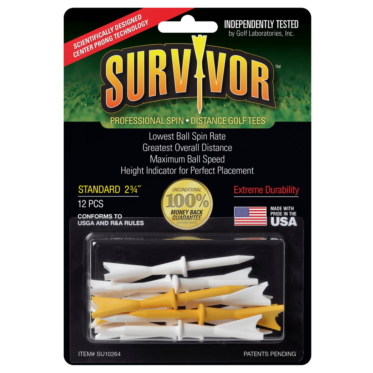Survivor Tees - 2 3/4" - 12 Pack
