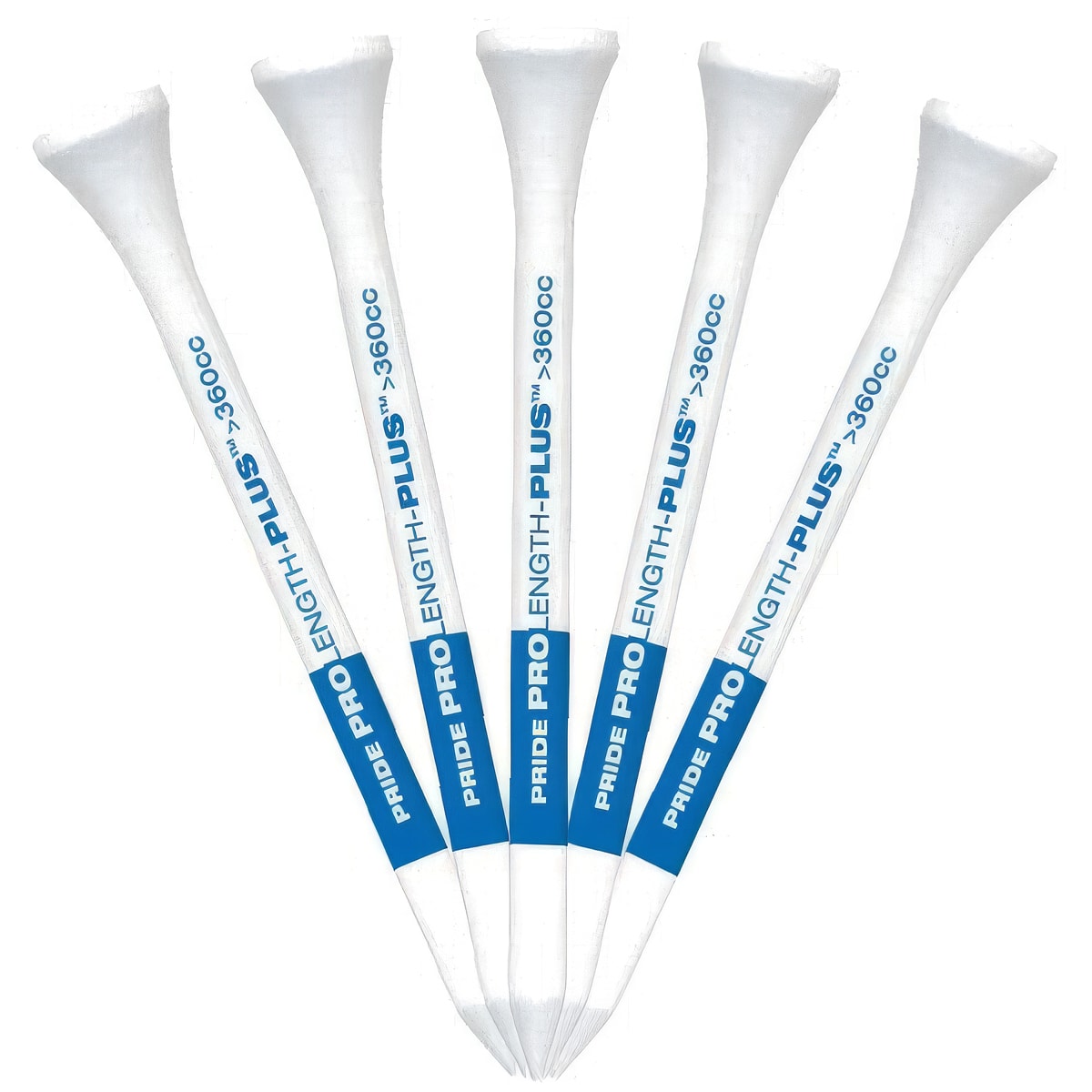 Pride PTS Tees - 3 1/4" - 10,000 Count - White