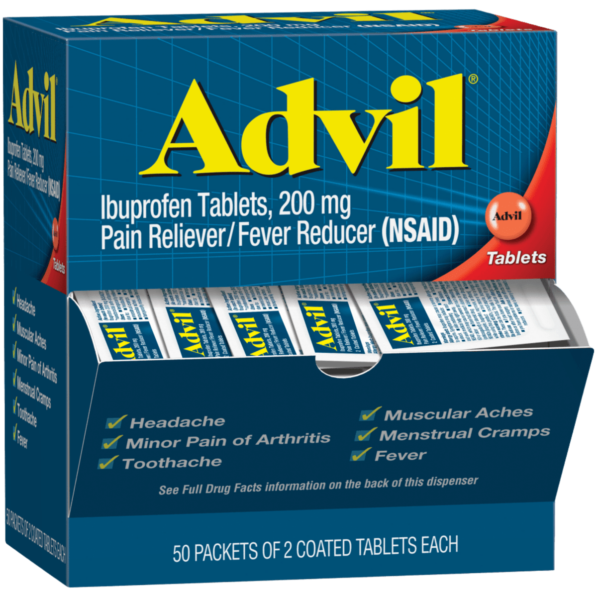 Advil 50 Pack Dispenser