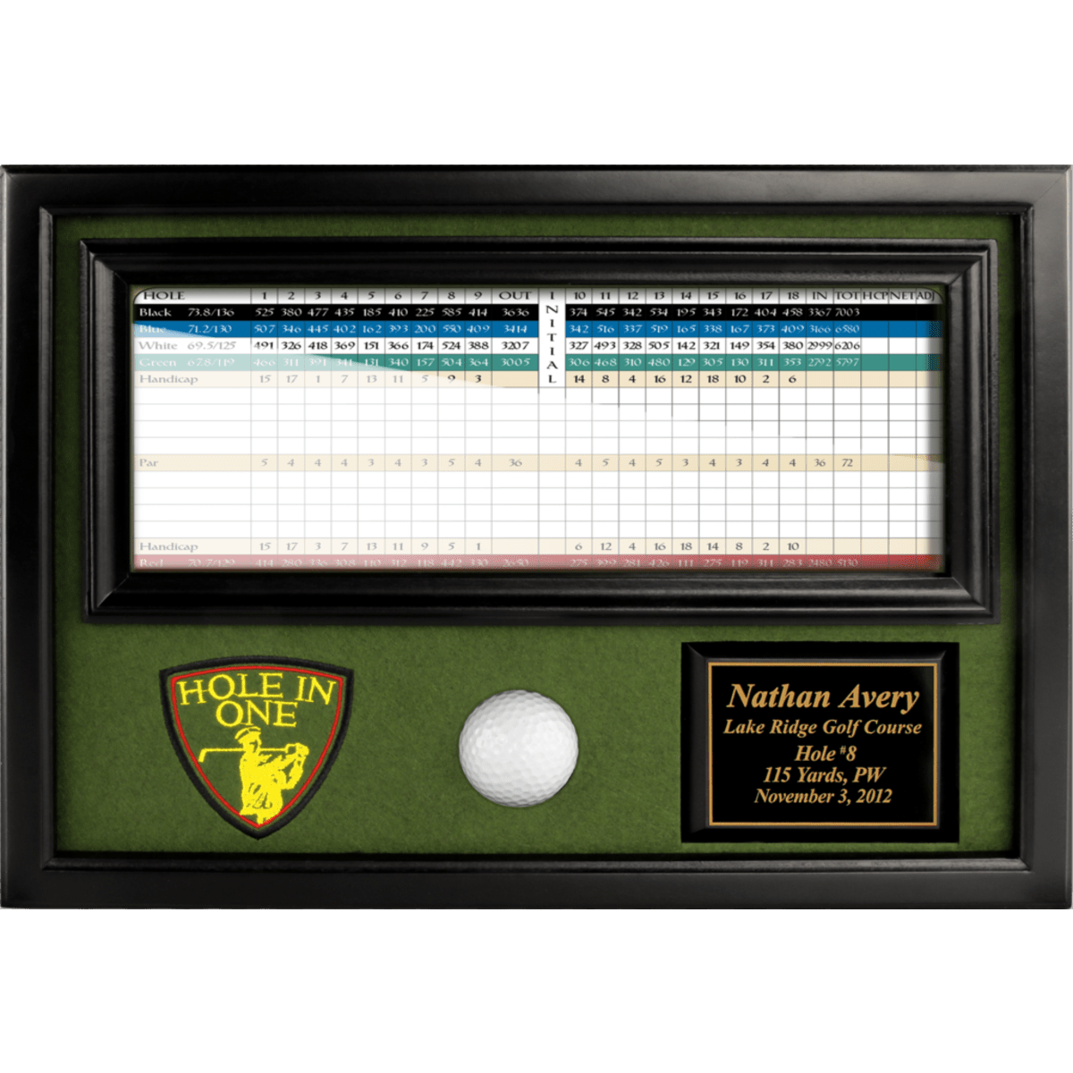 ProActive Sports Hole-In-One Ball & Scorecard Display