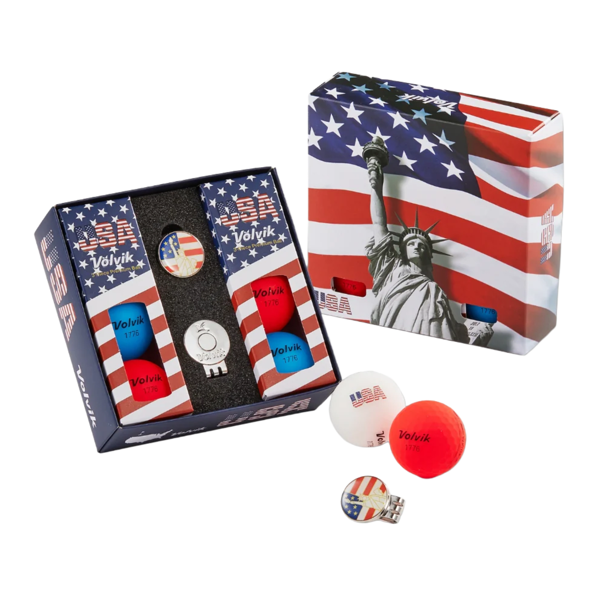 Volvik Patriotic - USA - 1 Dozen Golf Balls
