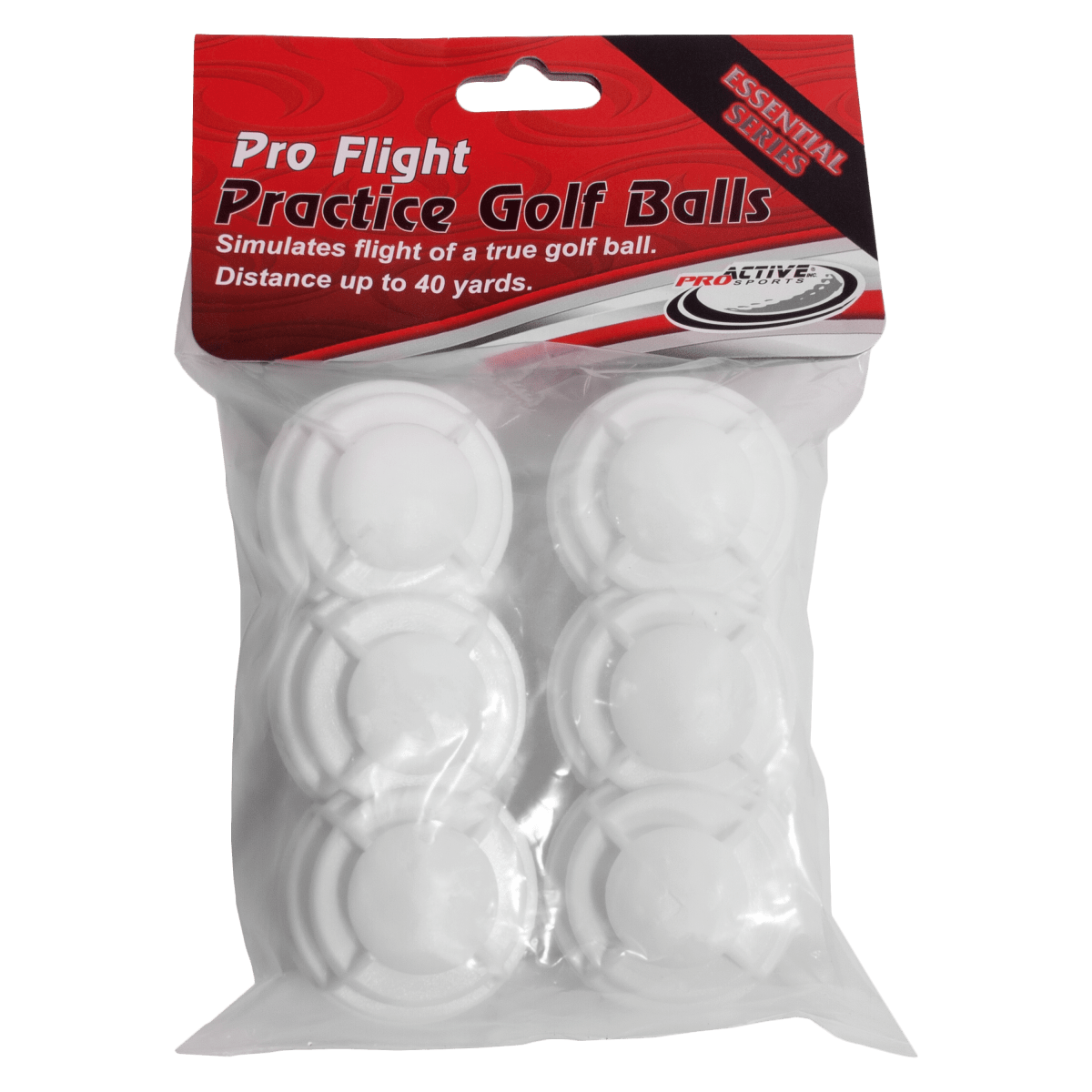 ProActive Sports Pro Flight Practice Balls - 6 Pack