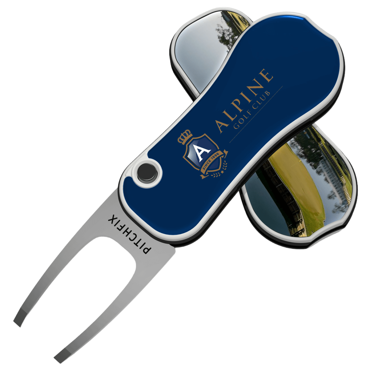 Custom Pitchfix Flash Divot Tool