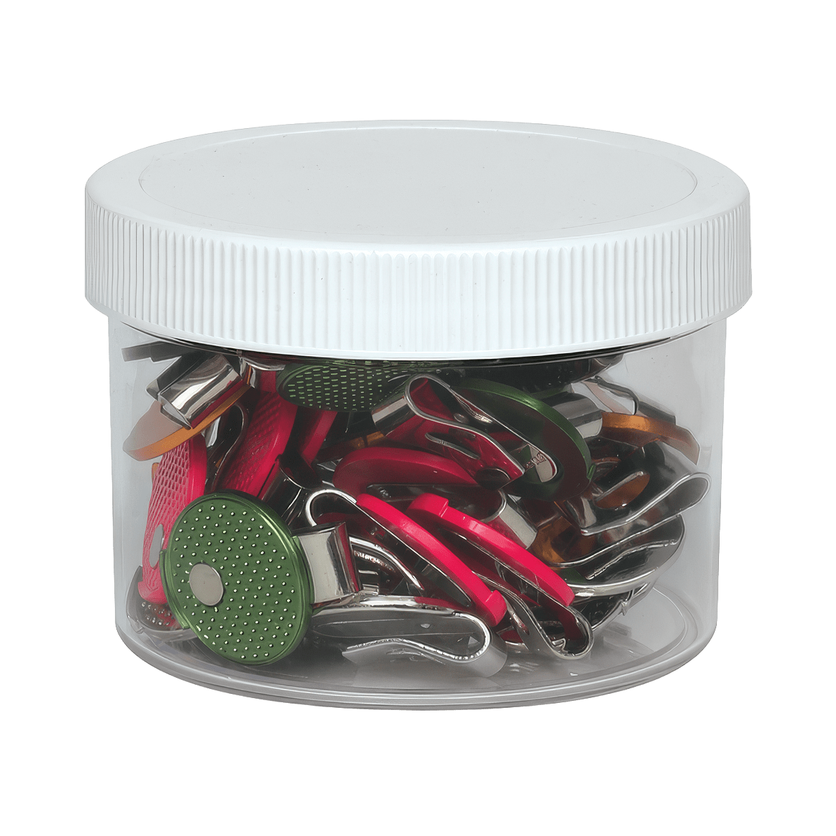 EverGolf Round Hat Clips - 50 Count Jar
