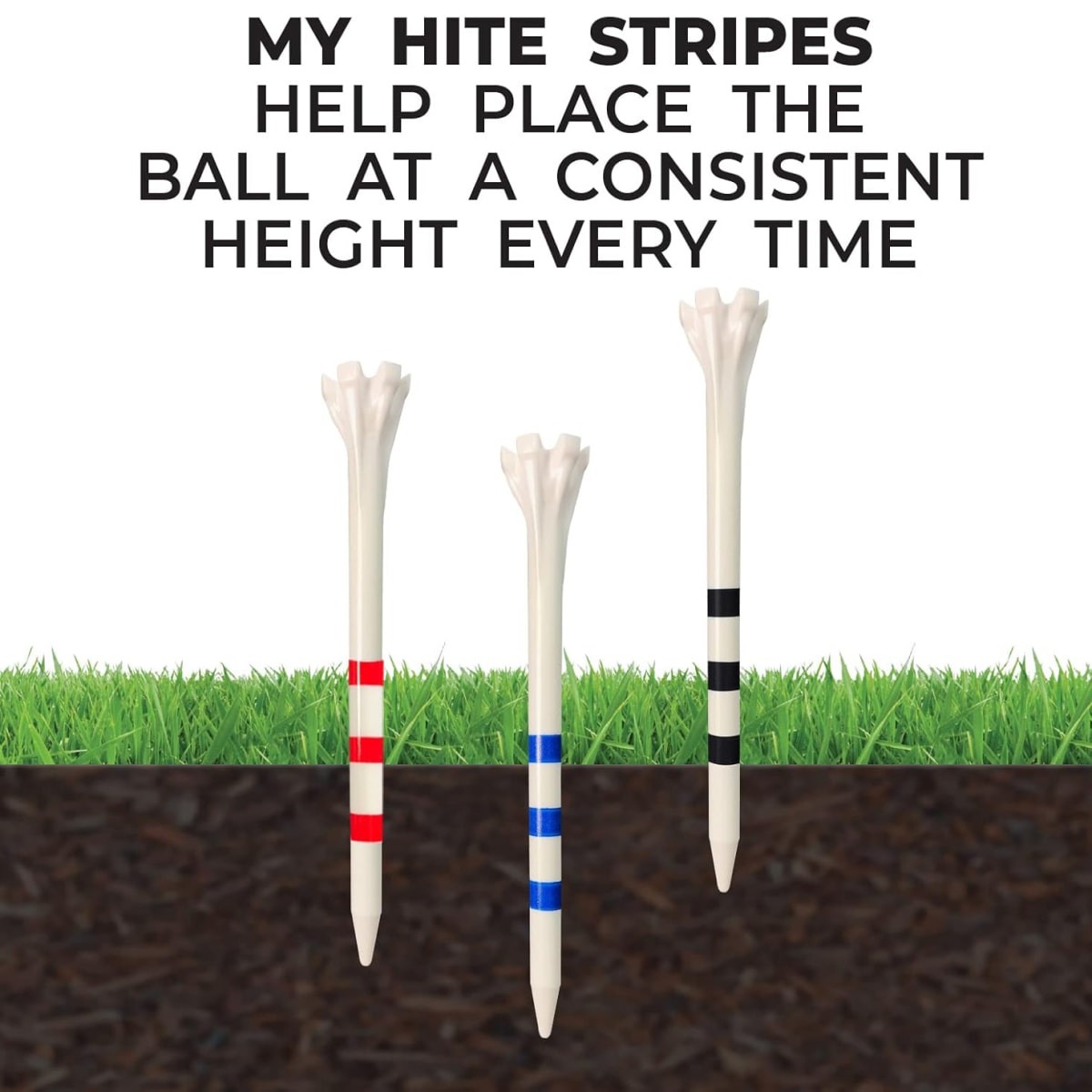 Champ Zarma FLYtee MyHite - 2 3/4" - 25 Pack - Mixed Colors