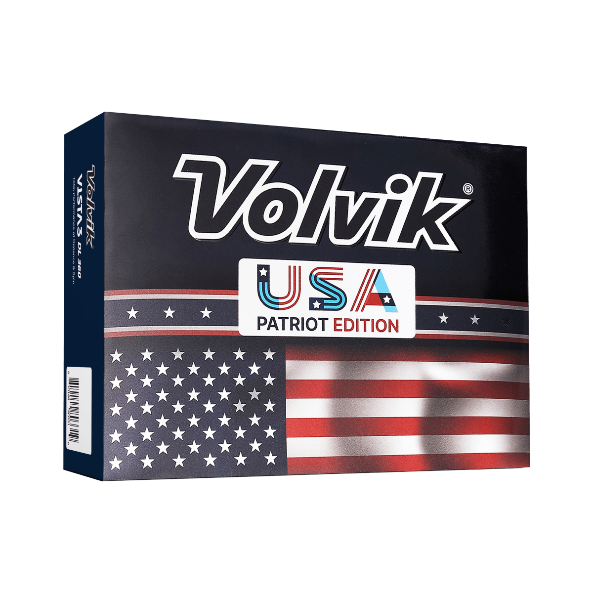 Volvik Vista 3 Patriot Edition - 1 Dozen Golf Balls - White