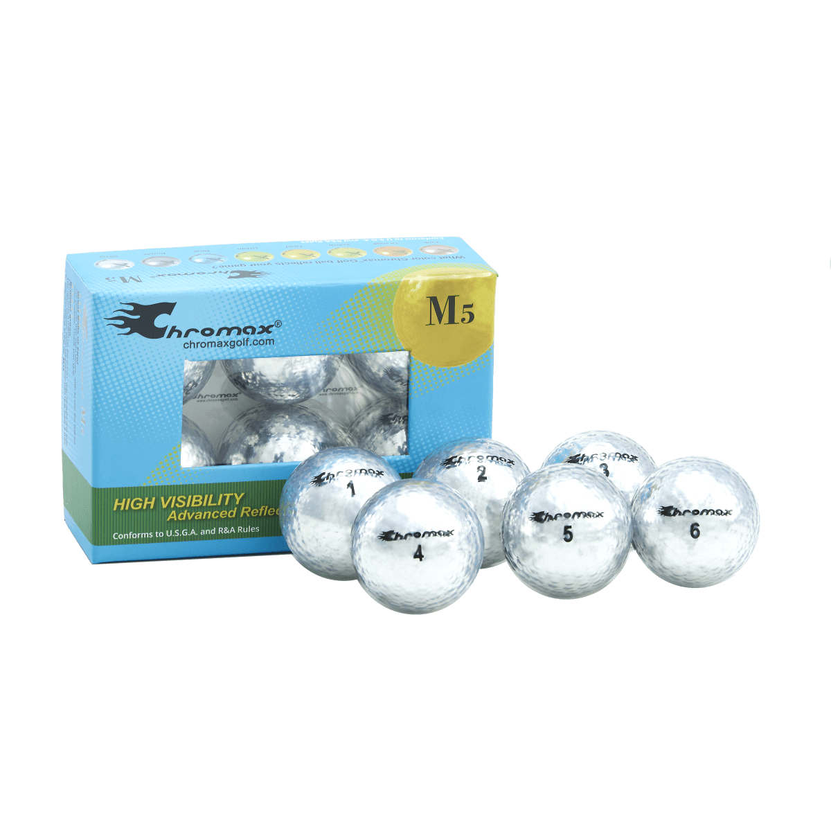 Chromax M5 Balls - 6 Pack