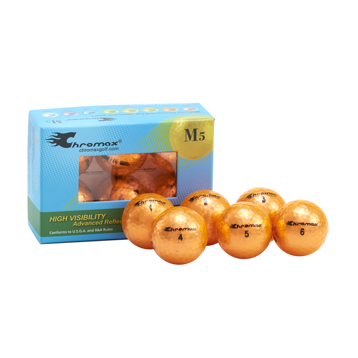 Chromax M5 Balls - 6 Pack