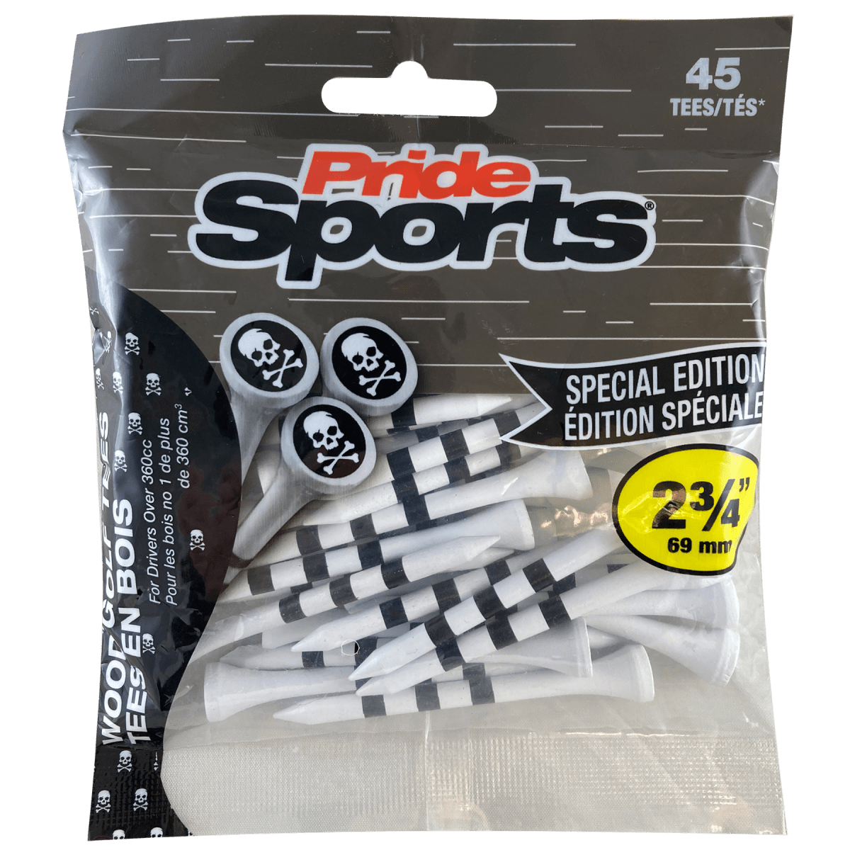 Pride Novelty Tees - 2 3/4" - 45 Pack