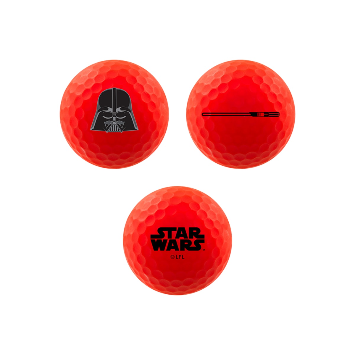 Volvik Vivid Soft Star Wars - 4 Balls with Ball Marker
